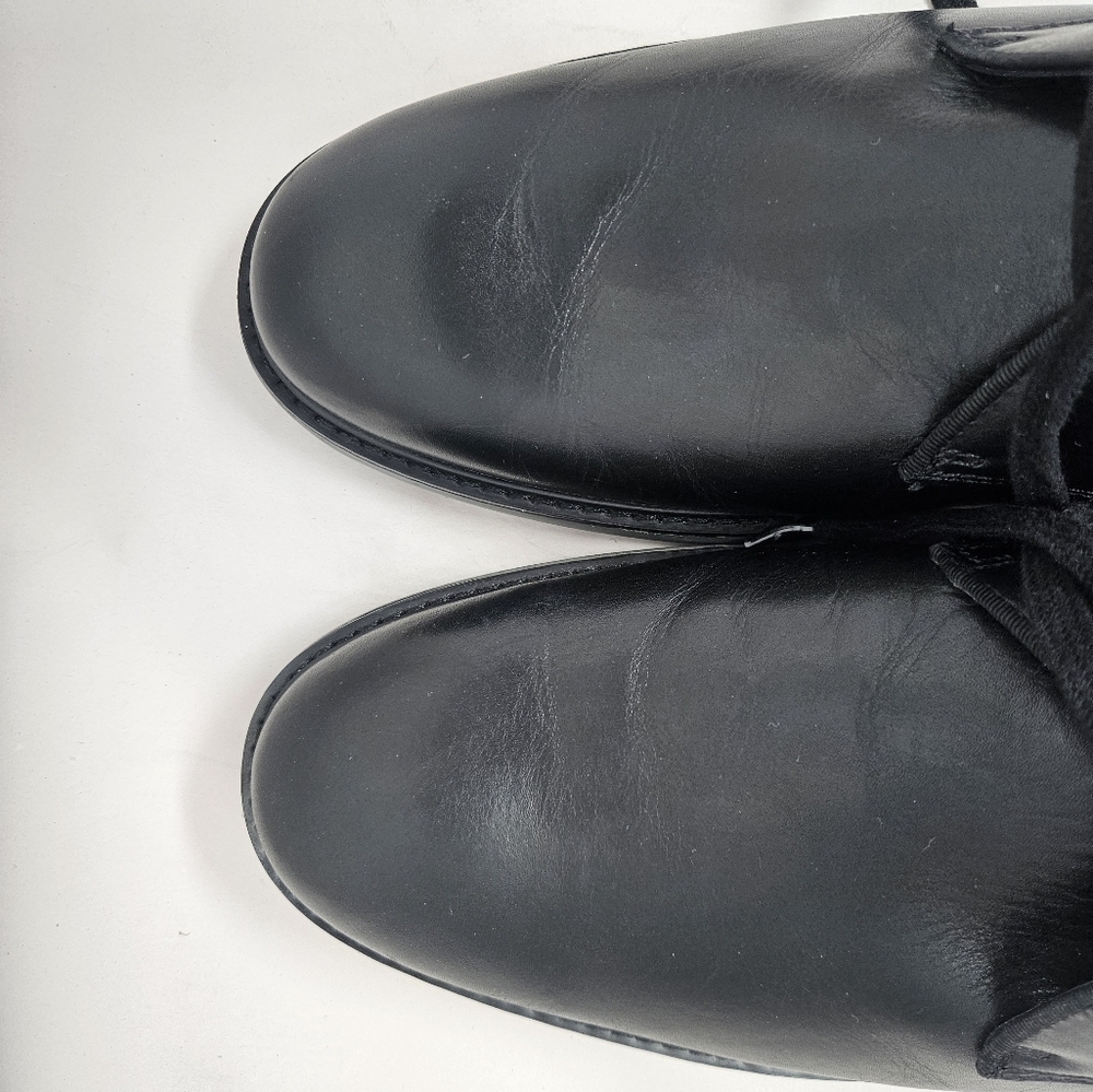 Vince Camuto Stuwert Men Chukka Boots sz 12M Black Leather Upper Casual Comfort - Picture 13 of 13